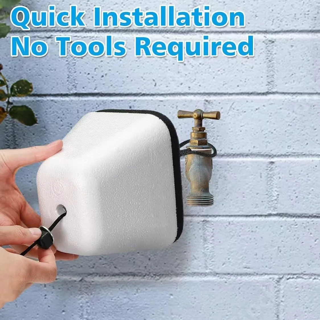 Outdoor Winter Outdoor Faucet Cover Anti-icing Insulation Reusable for External Faucets