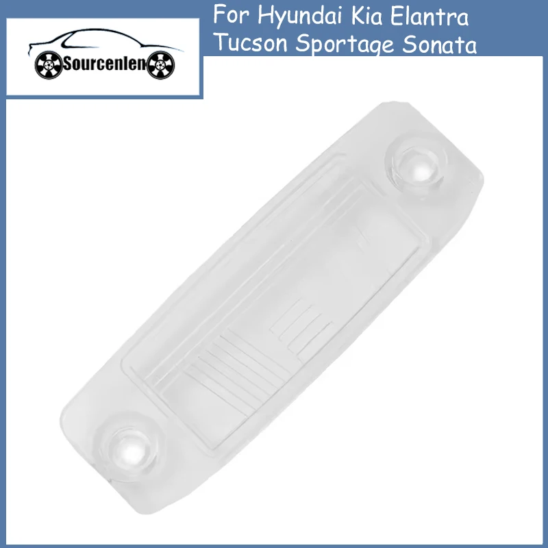 Brand New License Plate Light Transparent Cover for Hyundai Kia Elantra Tucson Sportage Sonata 925102P000 925012P000