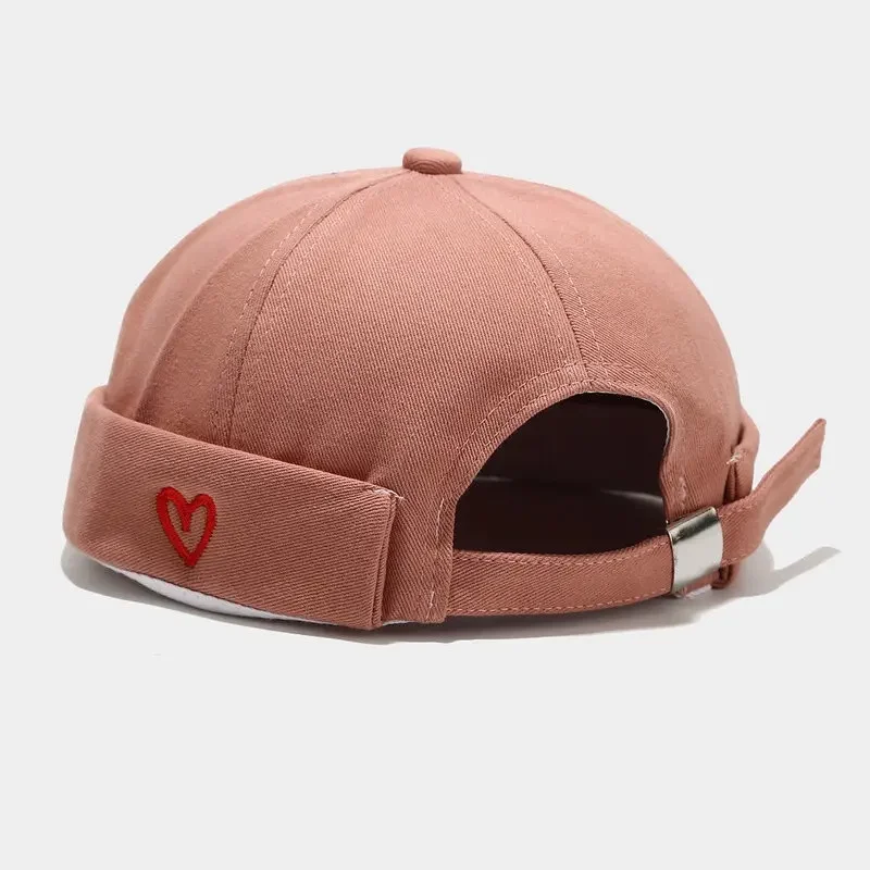 

Spring and Summer Cotton Love Docker Cap Brimless Hat Skullies Beanie Hats Landlord Sailor Cap Men and Women 11