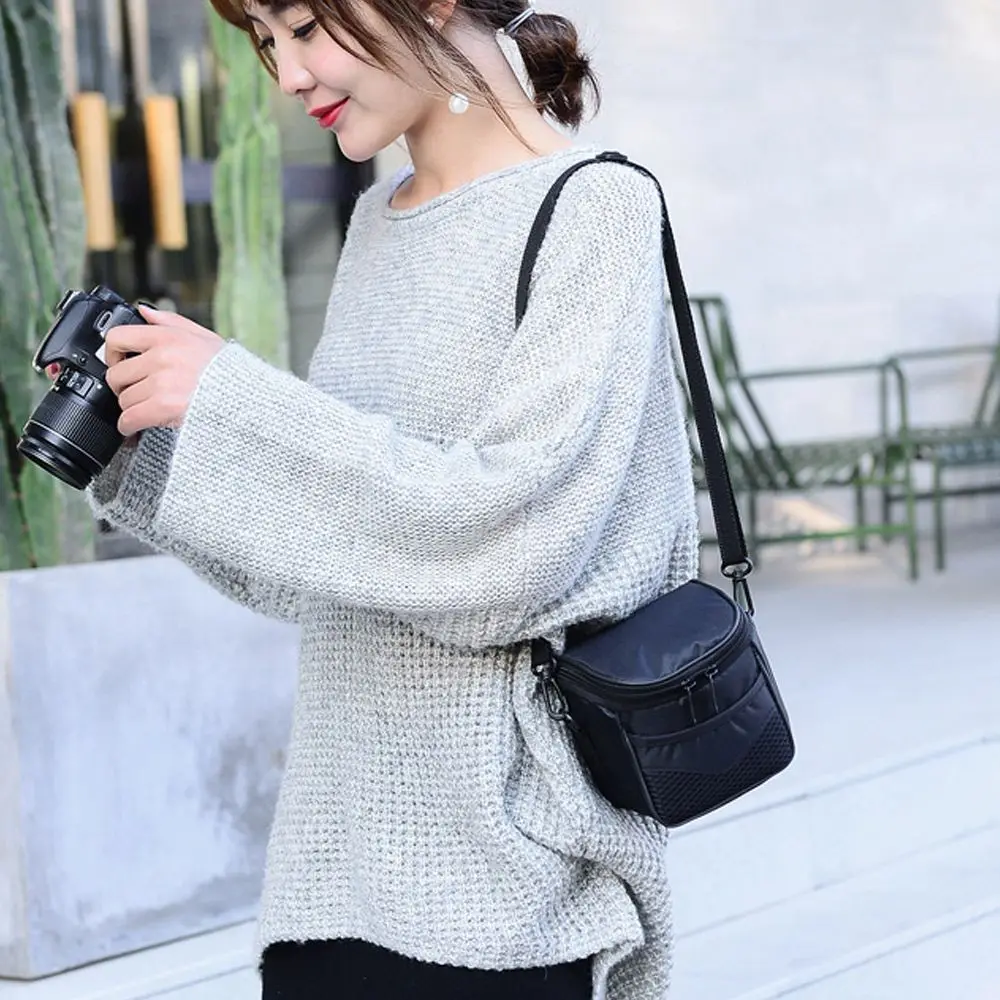 حقيبة تخزين الكتف SLR حقيبة كاميرا DSLR حقيبة كاميرا مقربة DV لكاميرات نيكون وسوني ونيكون