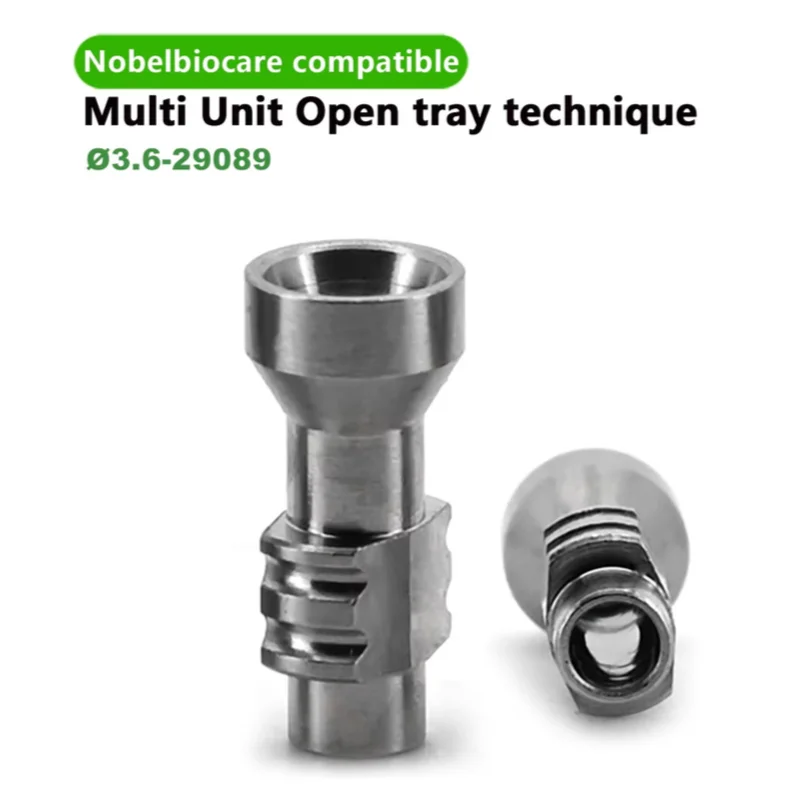 Dental Parts For Nobel Multi Unit Abutment Open Tray Transfer Coping Impression Pick-up Analog Screw Laboratory Prosthetic Kit
