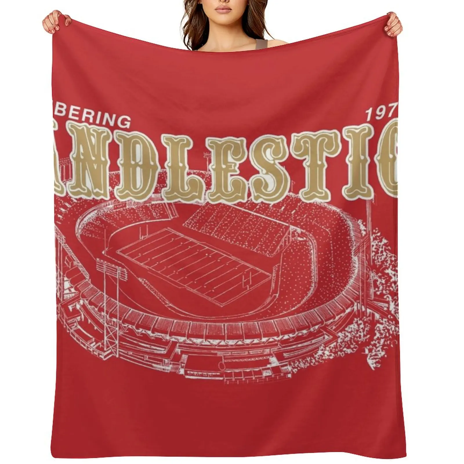 

REMEMBERING CANDLESTICK Throw Blanket Bed linens Thin warm for winter Hairys Blankets