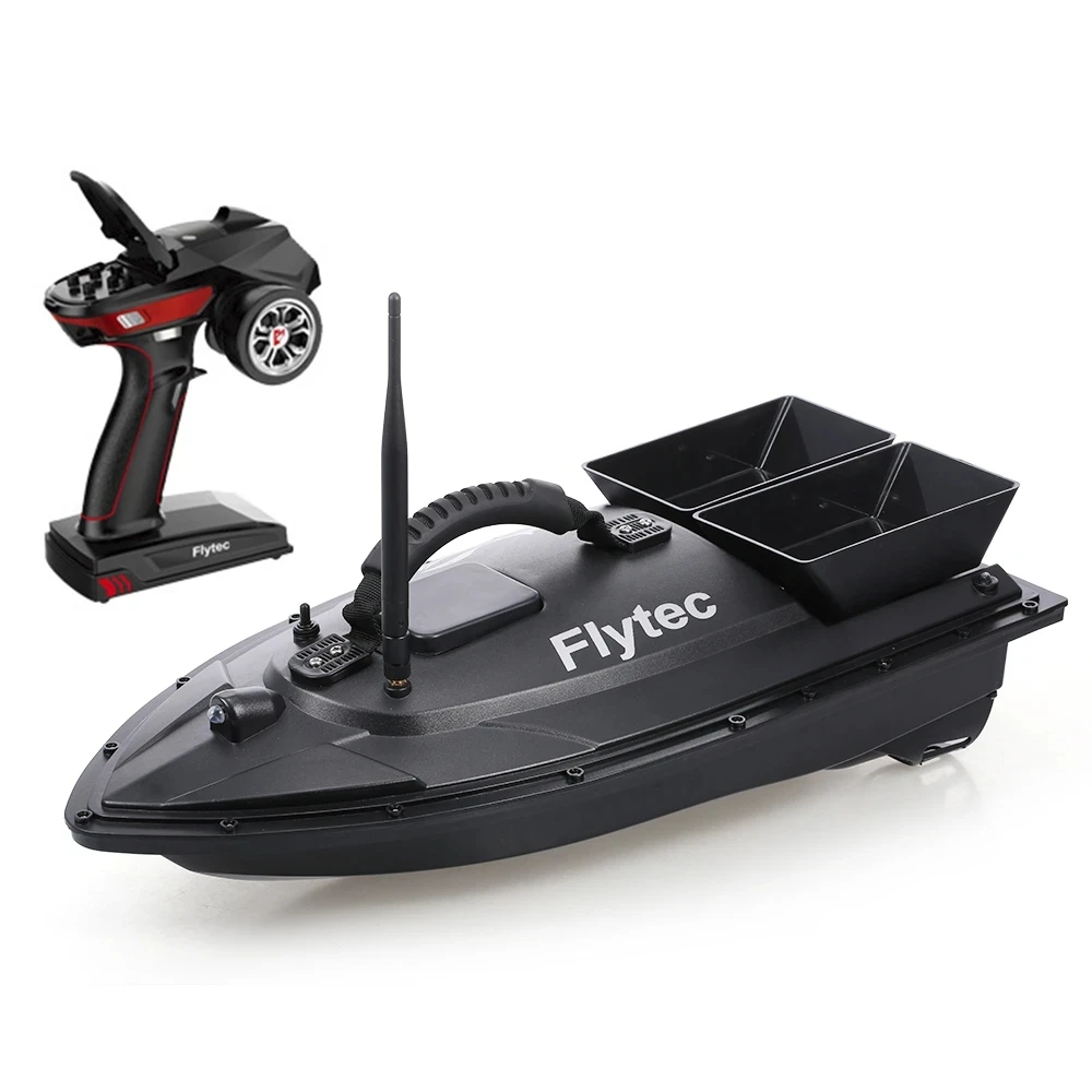 

v500 rc fishing bait boat Automatic Nesting Fixed-Point electric 500m distance remote control boat with led light