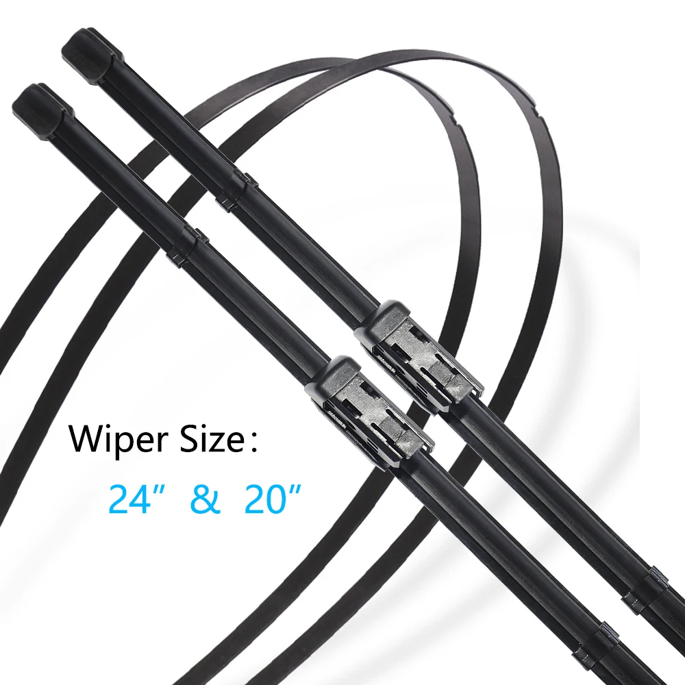 For Audi A5 8W6 MK2 2017~2022 Front Winter Wiper Blades Brushes Washers Cleaning Window Windshield Windscreen Auto Accessories