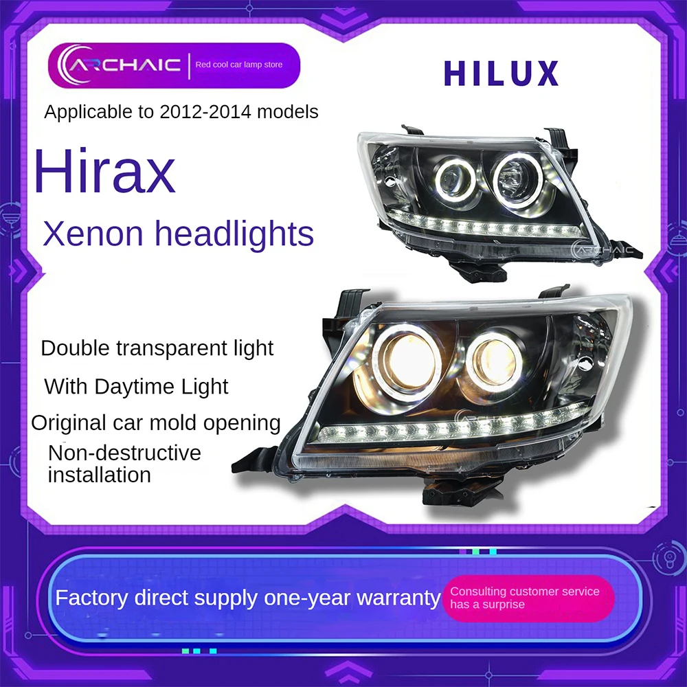 For Hailux headlight assembly is suitable for 2012-2014 Toyota Hilux car headlights