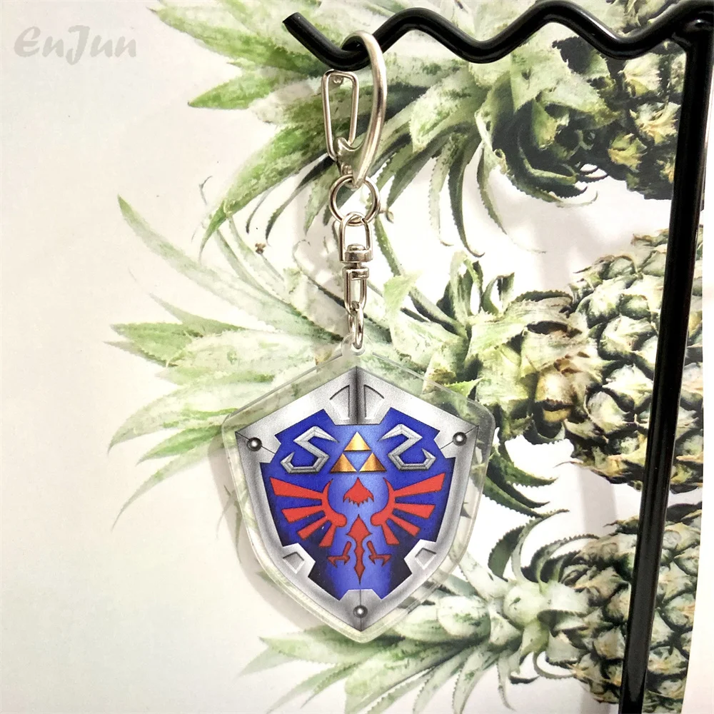 Triforce Symbol Hylian Shield Keyrings Breath of The Wild Sheikah Eye Majora\'s Mask Sword Zeldas Tears of The Kingdom Key Chain
