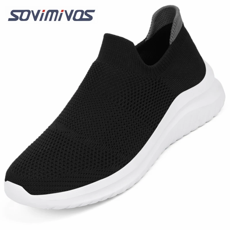 

Men Vulcanize Shoes Mesh Women Shoes Lightweight Comfortable Men's Sneakers 2022 Autumn Fashion Slip On Flats Shoes Male Loafers