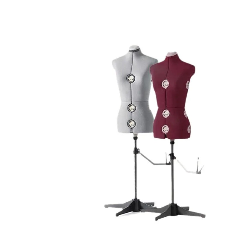 platform three-dimensional cutting female half body, clothing model props flat legs multi-purpose adjustable size platform