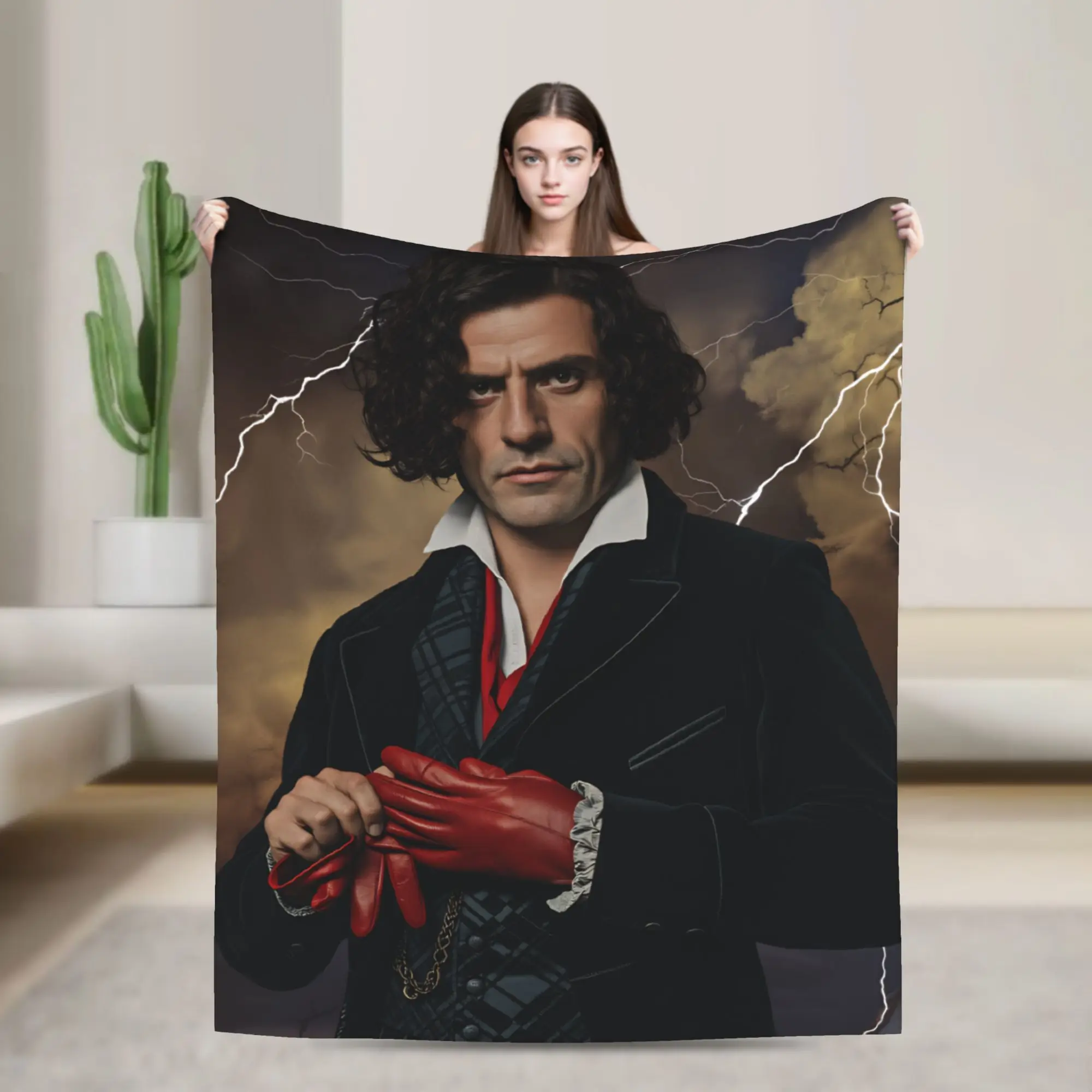 فرانكنشتاين فيلم 2025 الفانيلا بطانية سوبر الدافئة رمي بطانية لغرفة النوم ديكور الشارع الاتجاه المفرش أريكة غطاء سرير #1