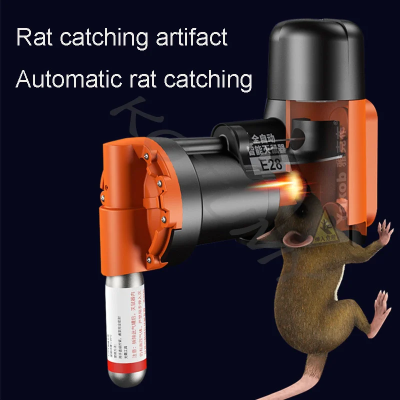 Automatic Humane Non-Toxic Rat and Mouse Trap Kit Trap Stand Automatic Lure Pump CO2 Canister