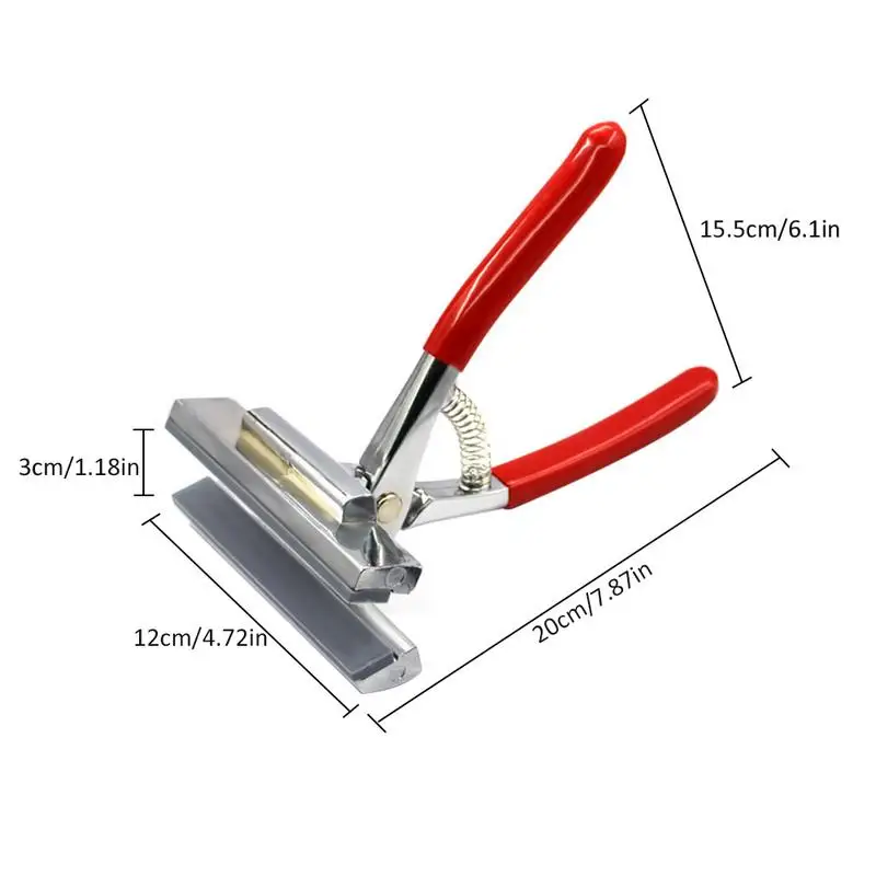 Art Paint Tool 12CM Width Alloy Canvas Stretching Spring Handle Wide Picture Framing Stretcher Pliers Red Shank Oil Painting