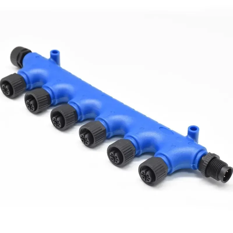 NMEA2000 5-pins 3 4 5 6 7 8 schepenconnector buiten waterdicht poort IP68 3-weg T-type maritieme jachtconnector voor gebruik 4A 250V stekker