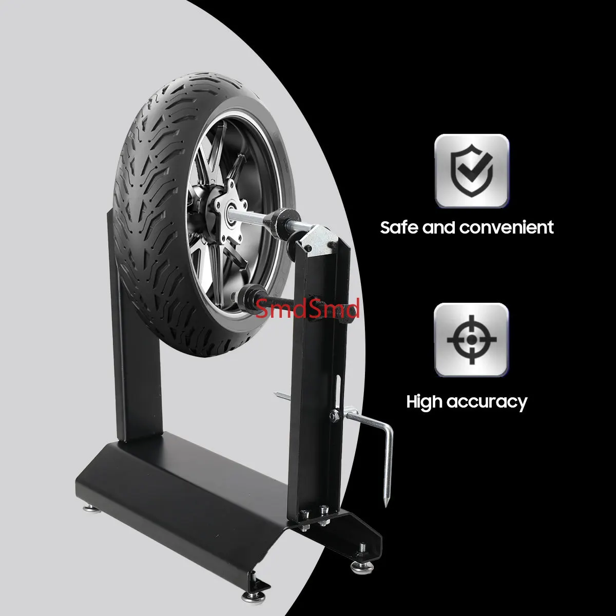 Motorcycle Tire Balance Frame General Manual Simple Balancing Machine Balance Instrument Tire Straightener Maintenance Tools
