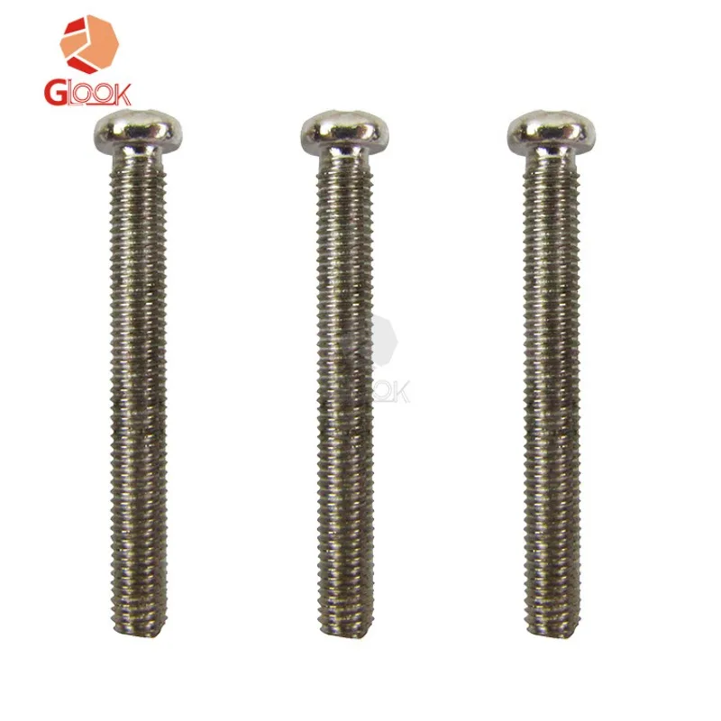 

Electric Guitar Double Pickup Screws, Pickup Height Adjustment Screws 3 * 26 Silver (1 Pack of 10)