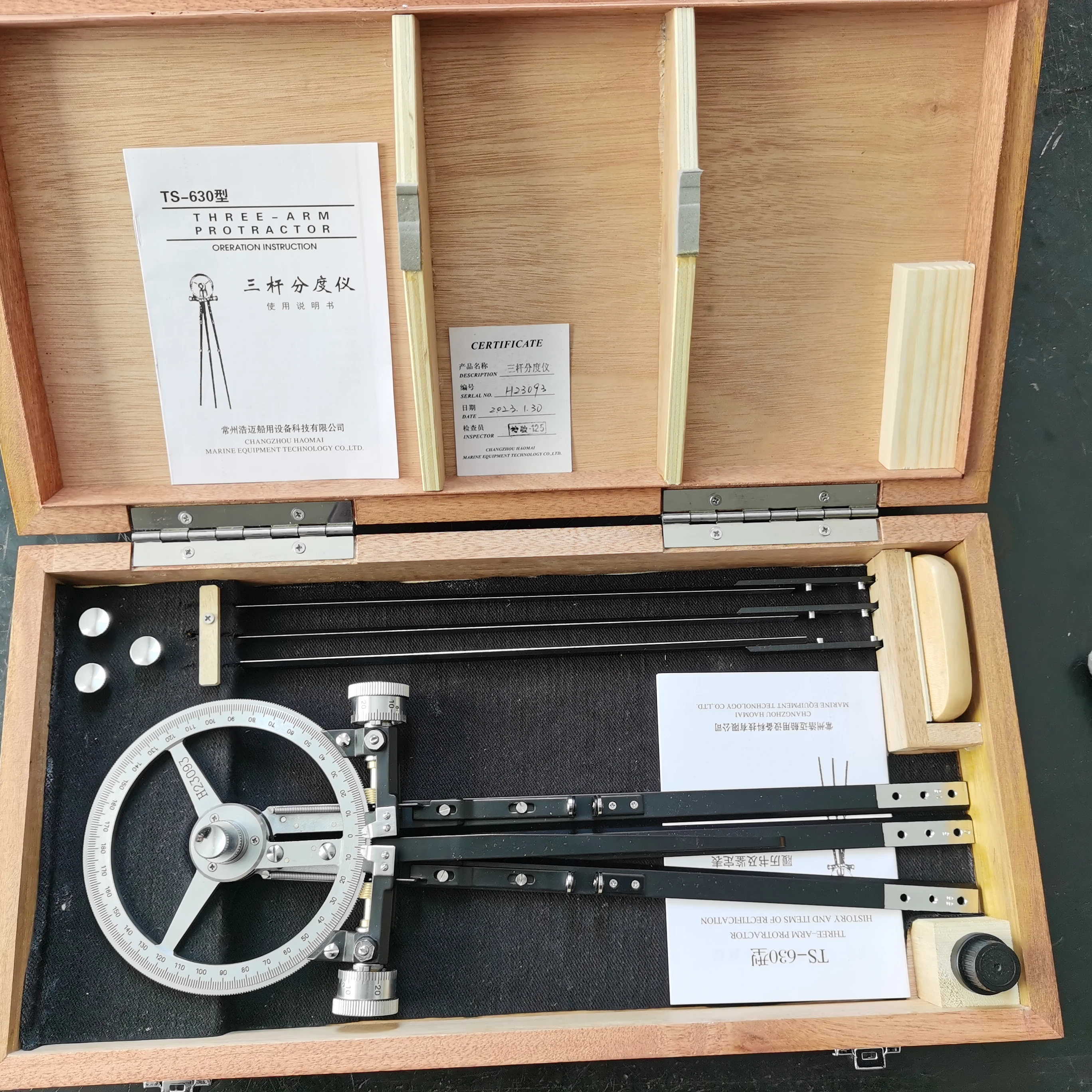 Three-Arm Protractor In stock 2026