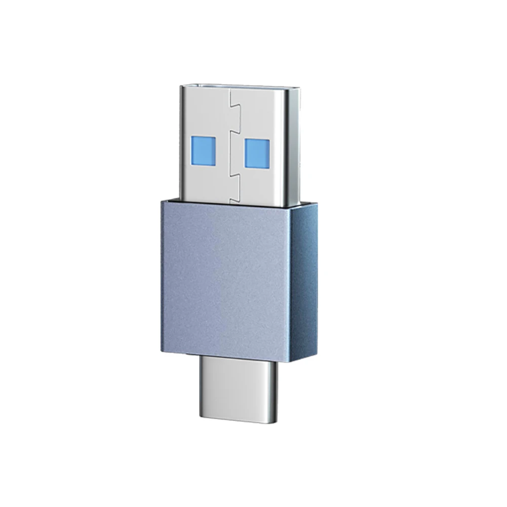 10Gbps OTG Charging Convertor 2 in 1 USB3.1 To Type-C Charging Adapter Aluminum Alloy High Speed for Laptop/Tablet/Mobile Phone