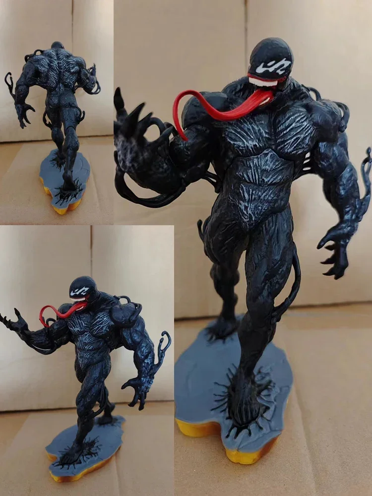 

Venom Marvel Villain Gk Anime 19cm Figures Model Ornaments Oversized Statue Animation Peripherals Collection Of Model Toys Gifts