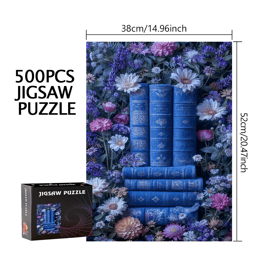 500개 또는 1000개 퍼즐북, s & - 호환, 도전을 위한 조각 수, 여행용 휴대용 직사각형 책, Bir