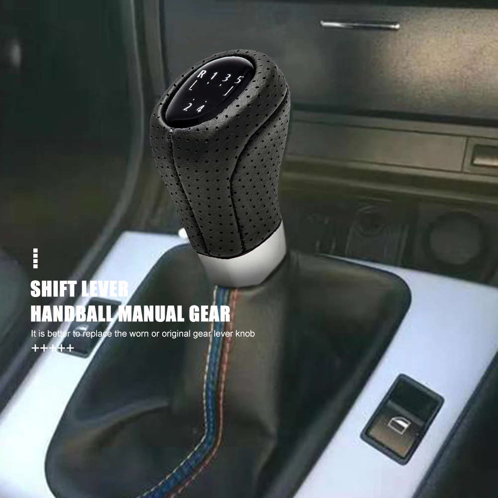 5/6 Speed Car Gear Shift Knob Head for BMW 1 3 Series E81 E87 E88 E82 E90 E91 E92 E93 Gear Stick Handball Manual Shifter Lever