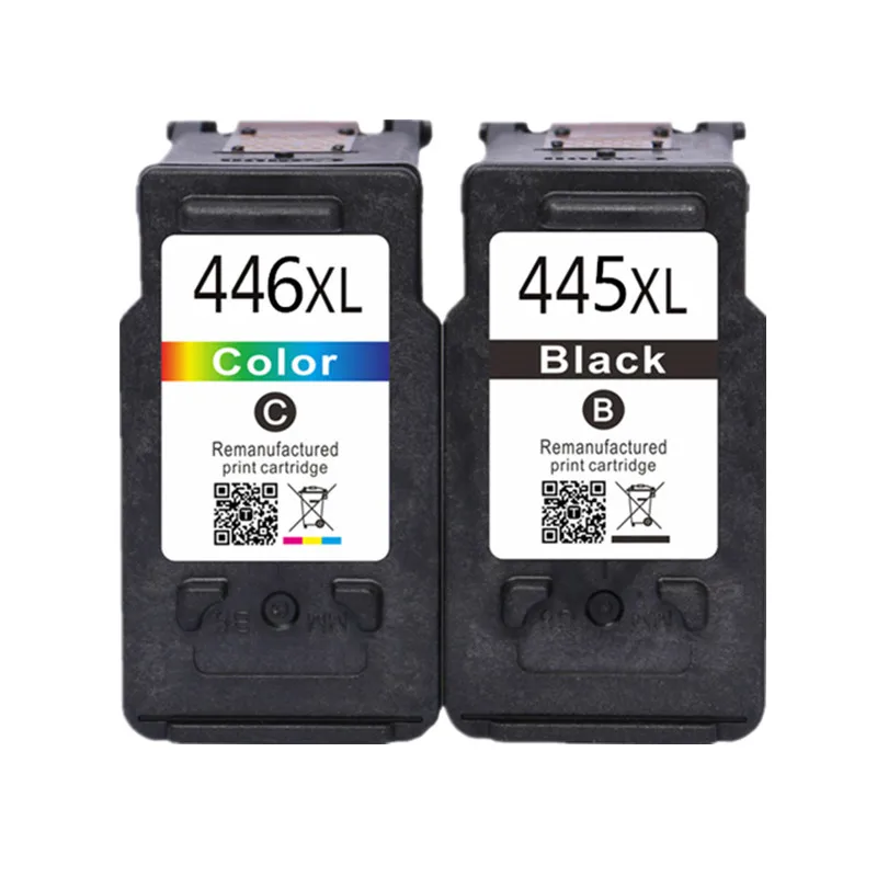 Compatible Refill Ink Cartridge PG 445 CL 446 XL PG-445 PG445 CL446 For Canon Pixma MX494 MG 2440 2540 2940 2540S IP2840 Printer