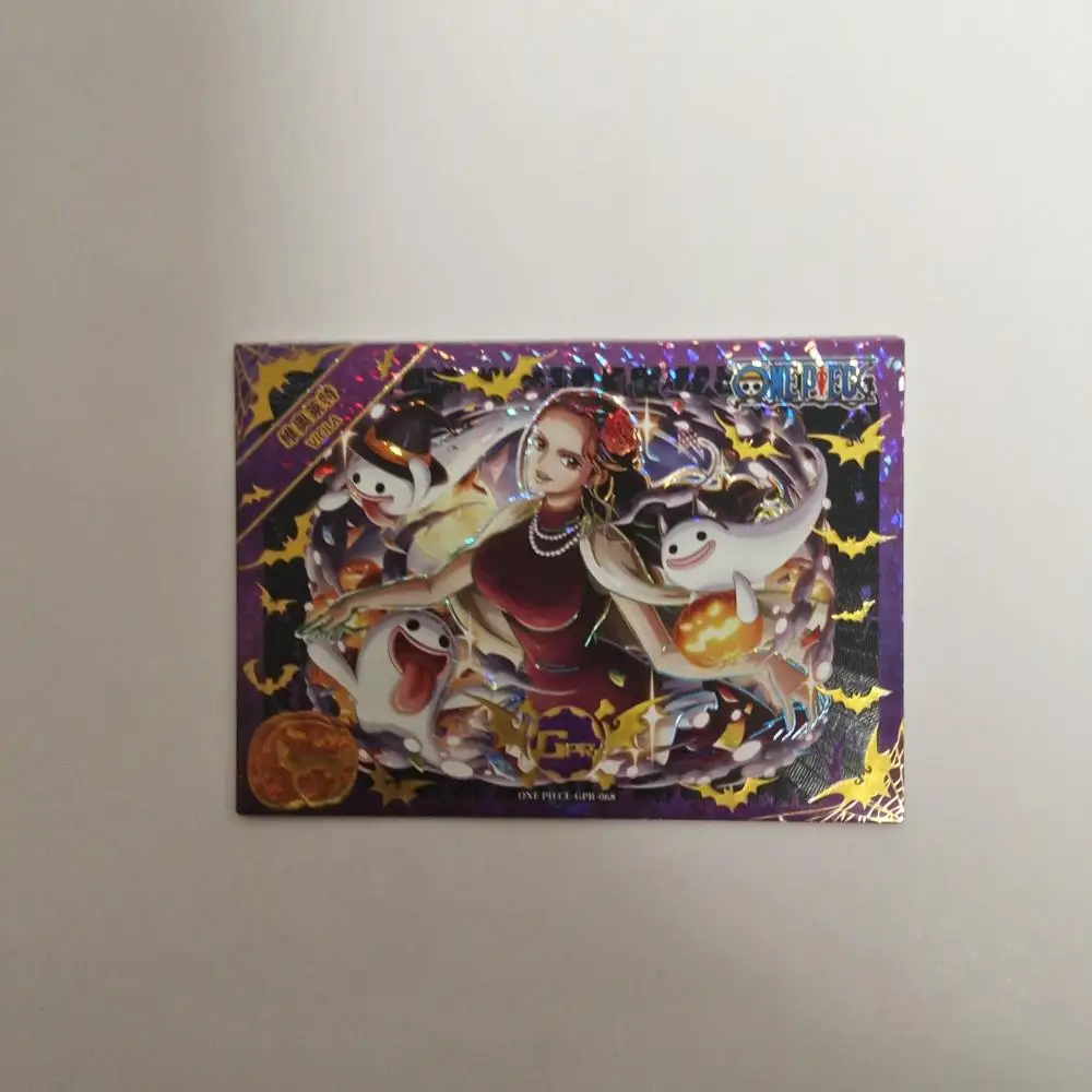 Anime ONE PIECE serie GPR carta da collezione a tema Halloween Charlotte Budino Gioielli Bonney Giocattoli per bambini Carta da gioco da tavolo