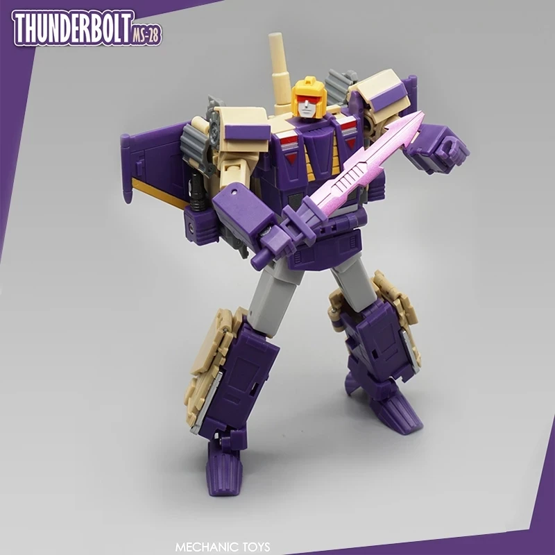 MFT MS28 MS-28 Blitzwing Thunderbolt Transformatie Mini Pocket Action Figure Robot Model Collectie Vervormd Speelgoed Gift