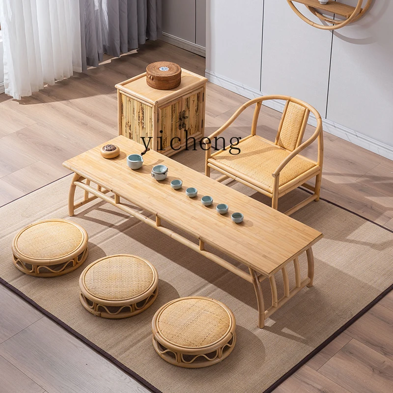 TQH tatami coffee table creative small table zen low casual tea table and chair combination