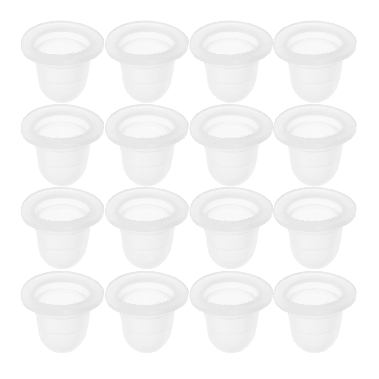 

100 Pcs Color Cups Pigment Containers Ink Silicone Tattoo Kits for Amateurs Professionals High Quality Reusable Soft