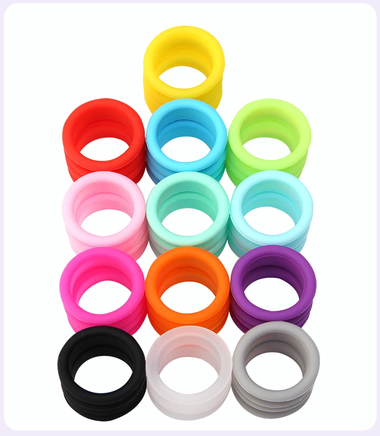 Fenice Pet Scissors Silicone Finger Rings Imported Soft Finger Non Slip Ring Beautician Finger Set Ultra Soft and Comfortable