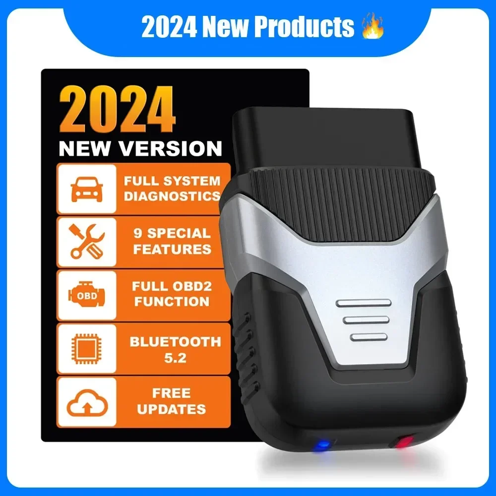 

2024 Newest HUMZOR Z100 Car Trouble Shooter, Professional OBD2 Scanner Bluetooth Car Code Reader, Diagnostic Tool