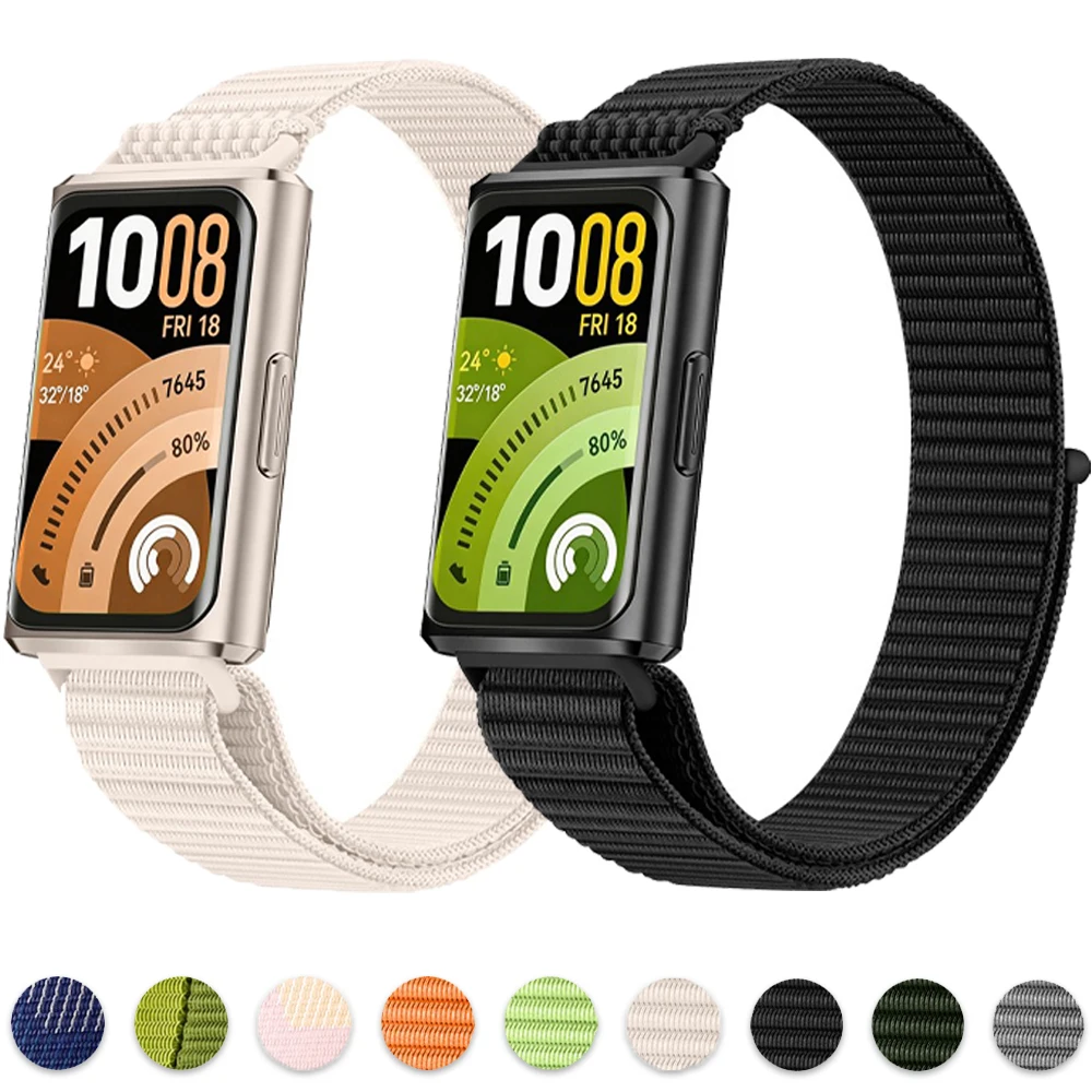 Nylonarmband für Huawei Band 11/11 Pro, offizielles austauschbares Armband, Correa für Huawei Band 11 Pro Smart Watch-Armbandzubehör