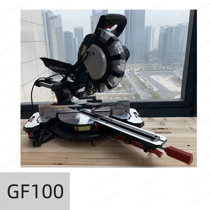 Multifunctional household woodworking saw New 220V aluminum alloy tie rod miter sliding saw circular saw type