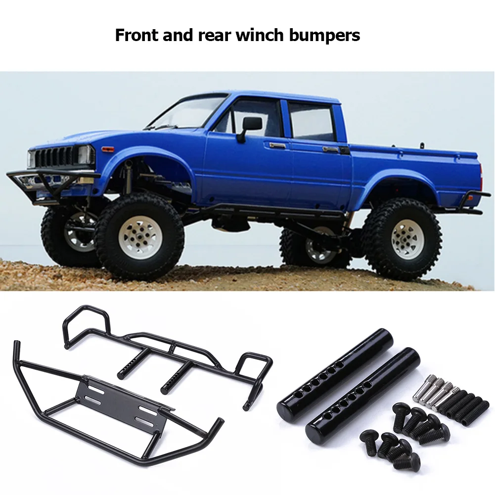 Metal Front Rear Bumper Durable Personality Classic Skillful Manufacture  for TF2 / TF1 1/10 Scale RC Crawler Cars Model