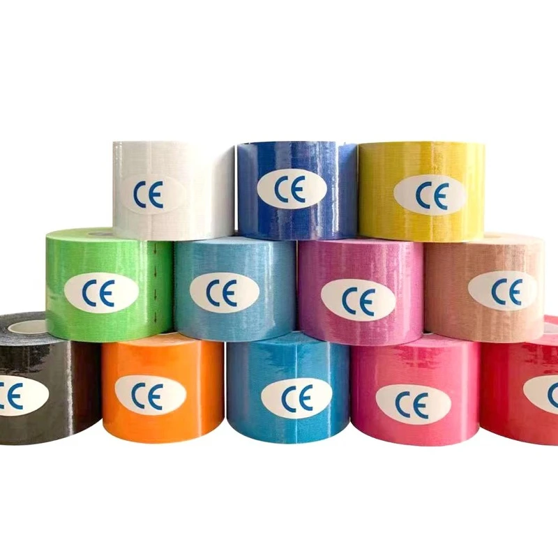 Tapes Kinesio Elastic Bandage Knee Pads Tapes Kinesiology Support Pads Locking Sports Self-Adhesive Venda Kinesiotape Bandage