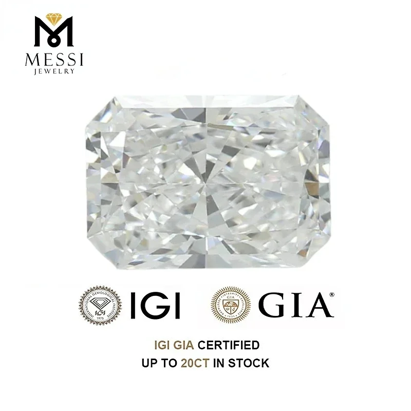 

IGI GIA Certificate Radiant Lab Grown Diamond 1ct 1.5ct 2ct 2.5ct 3ct 5ct HPHT CVD Laboratory Diamond Wholesales