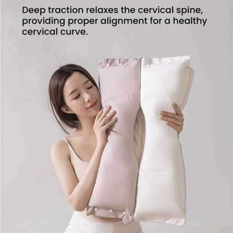 New Neck Support Pillow 3-In-1 Ergonomic Removable Sleep Aid Neck Pain Relief Home Use Pillow Soft Comfortable Sleeping Pillow