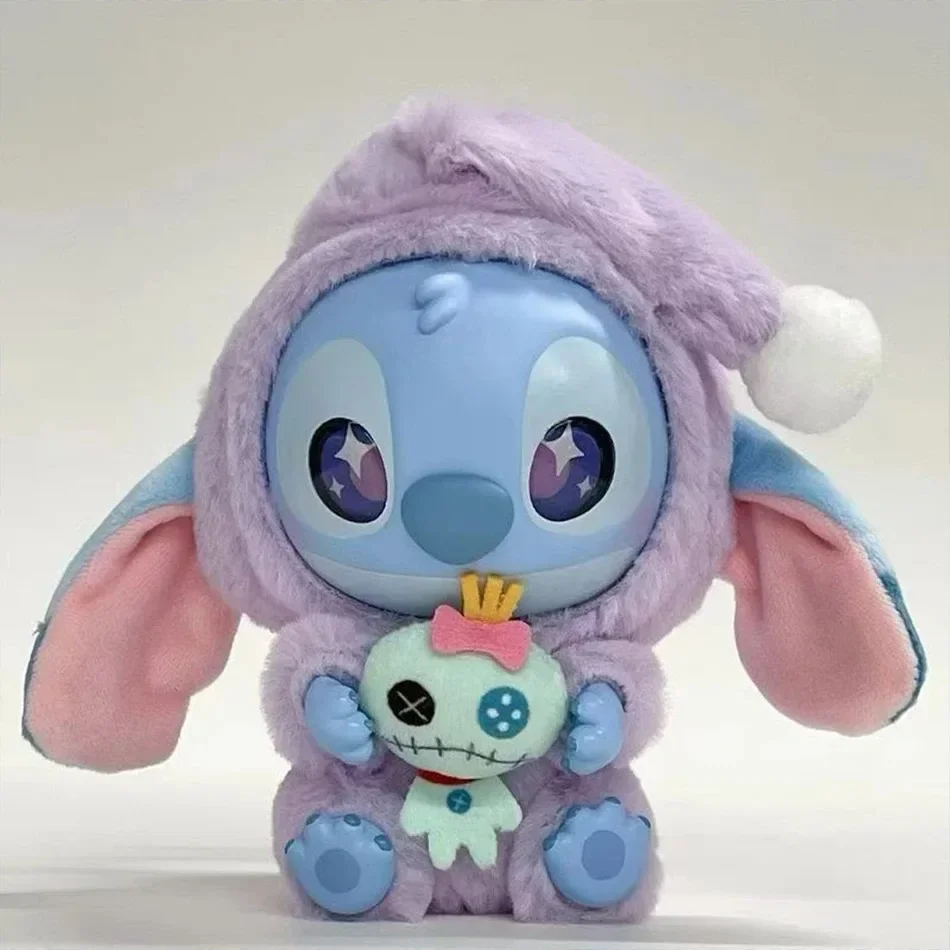 kawaii Stitch Blind Box Bag Eat Some Thing Before Sleep Series Vinyl Pendant Cute Doll Mystery Box Fluffy Doll Surprise Gift