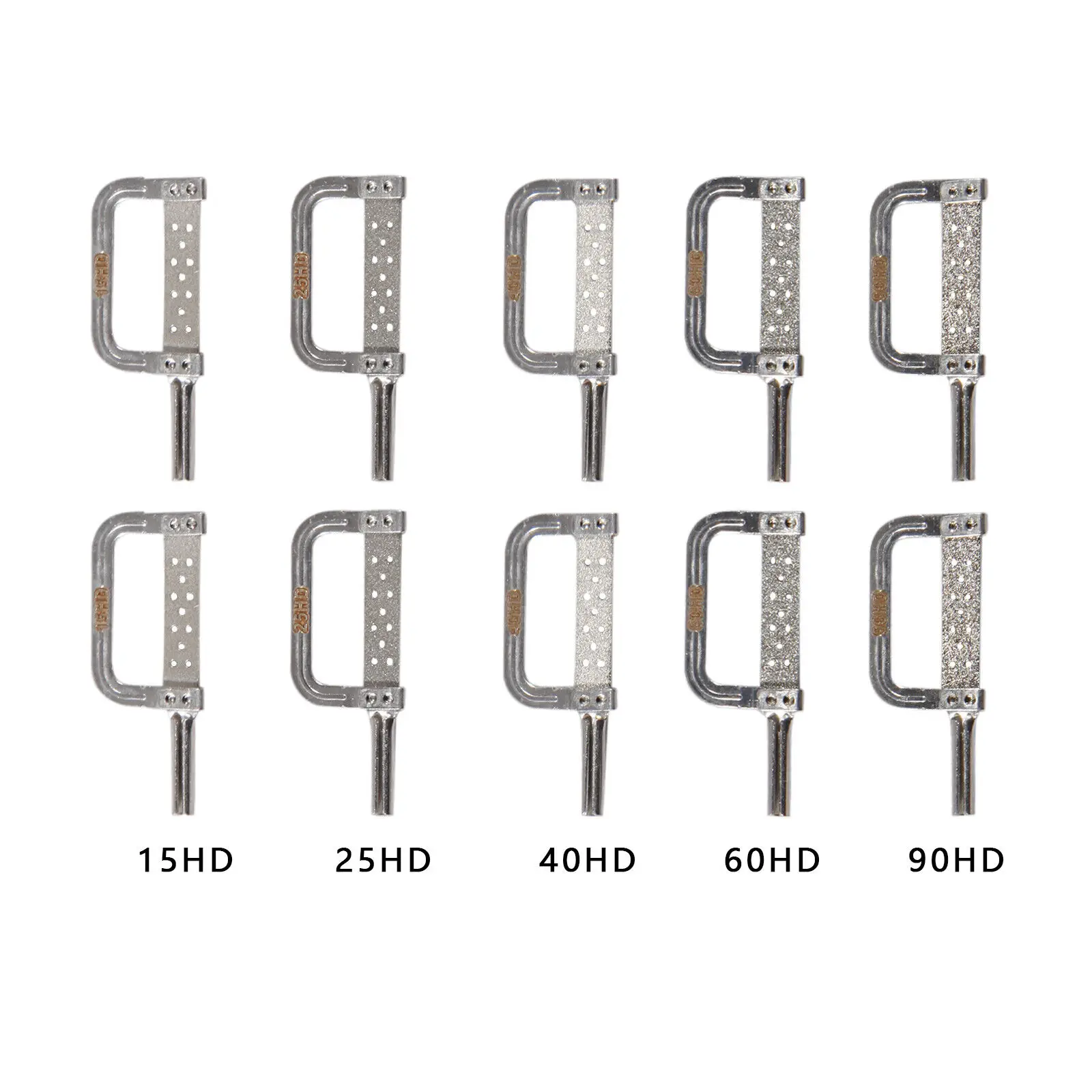 

10 PCS Dental Orthodontic Interproximal Enamel Reduction IPR Strips 15-90HD for 4:1 Kit