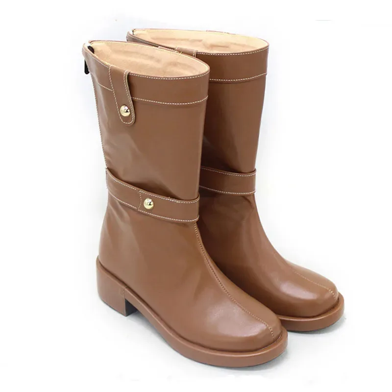 Anime frieren cosplay sapatos botas quadrinhos role play uniforme halloween carnaval festa roupa feminino masculino adereços de natal