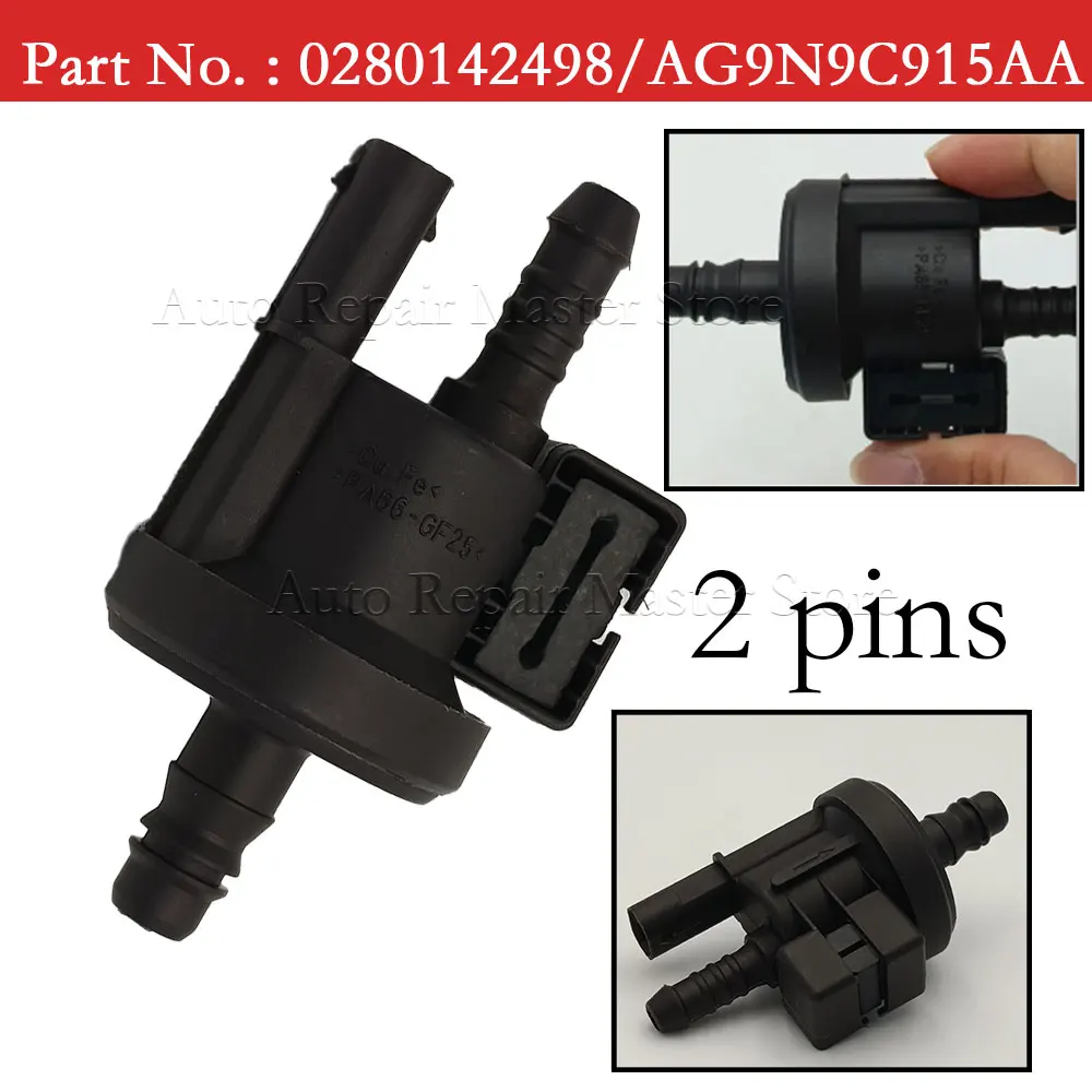 0280142498 AG9N9C915AA  Car Solenoid Valve Purifying Exhaust Steam Solenoid Valve Steamer Valve Auto Accessories For Ford