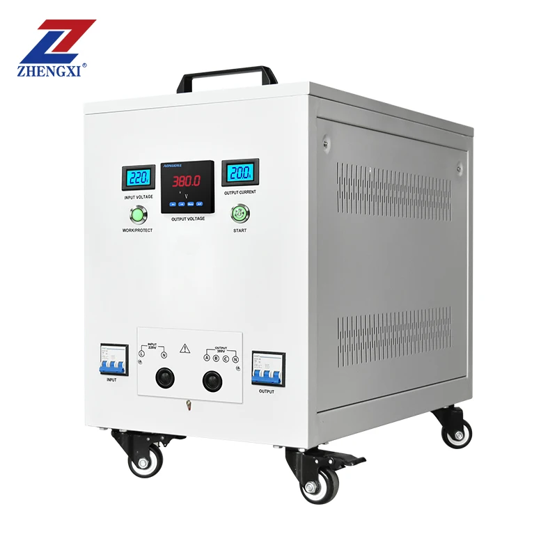 ZX DZW-30KVA 40KVA 50KVA 220V to 380V single phase to three phase voltage converter transformer