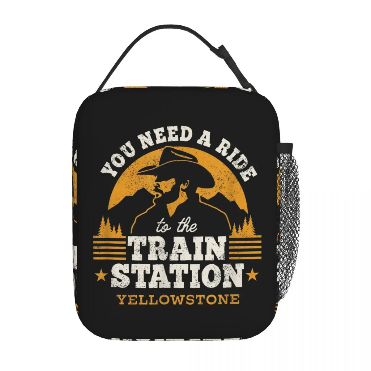 

Yellowstone You Need A Ride To The Train Station Lunch Bags Thermal Meal Container Leakproof Tote Lunch Box Boy Office Travel