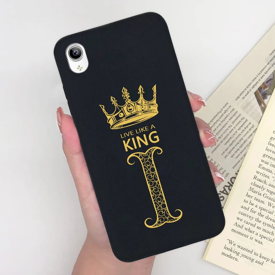 For Vivo Y90 Y91c Y91i (India) Y93 Case Fashion Crown Matte Shockproof Senior Shell For Vivo Y 90 Y 91c Y91i (India) Y 93 Funda