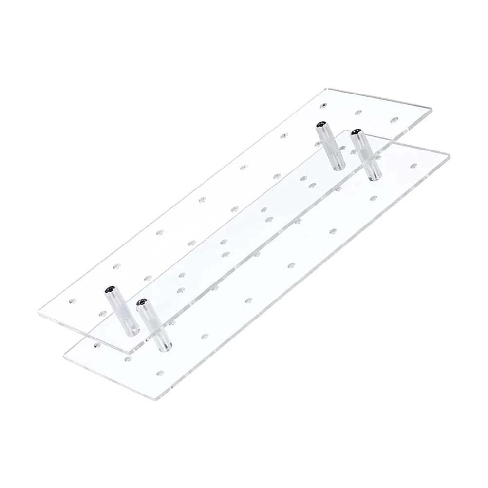 

21 hole Acrylic Lollipop Display Rack Candy Storage Stand Double Layer Transparent Holder for Party Cake Home Use