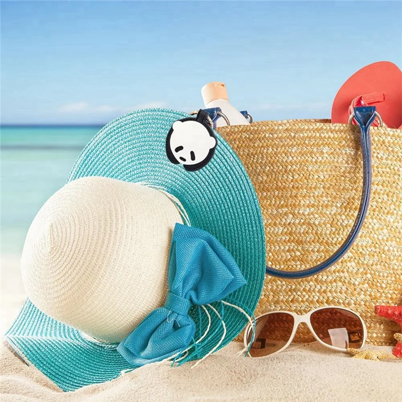 NUOVO-Clip per cappello, 2 pezzi Clip magnetica per cappello per borsa Porta cappello da viaggio Clip per cappelli per appendere cappelli per borsa Bagagli Tote Bag