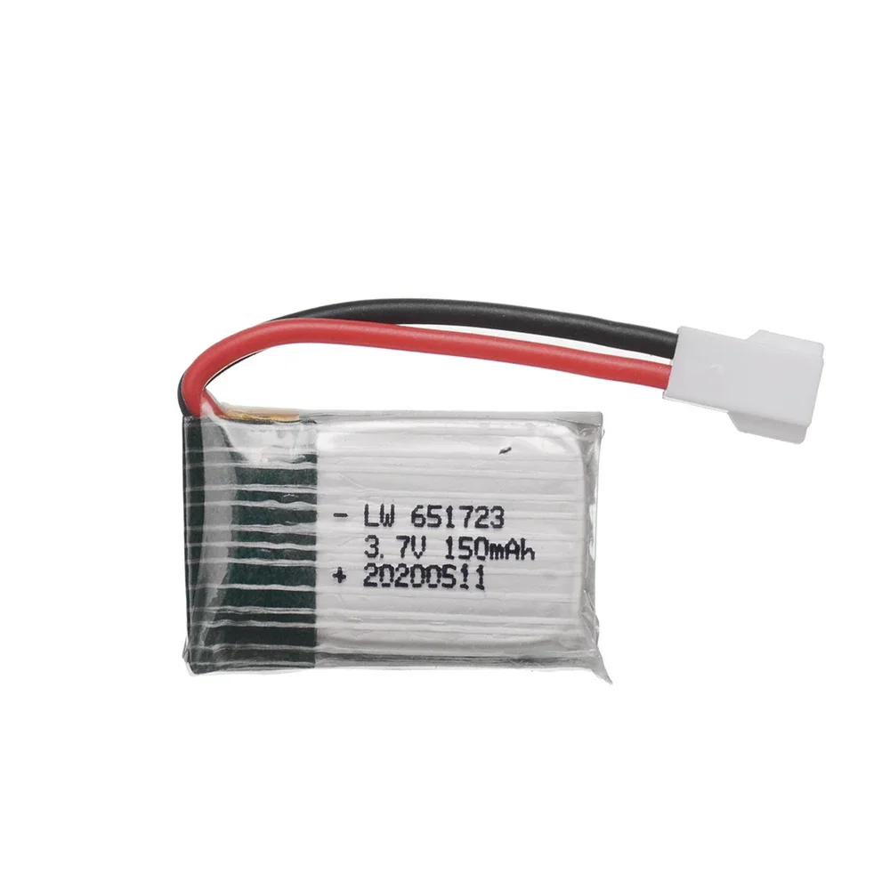 3.7v 150mah 20C 651723 lipo Battery and charger for H2 H8 H48 U207 H36 RC Helicopter Quadcopter Spare Parts Drone