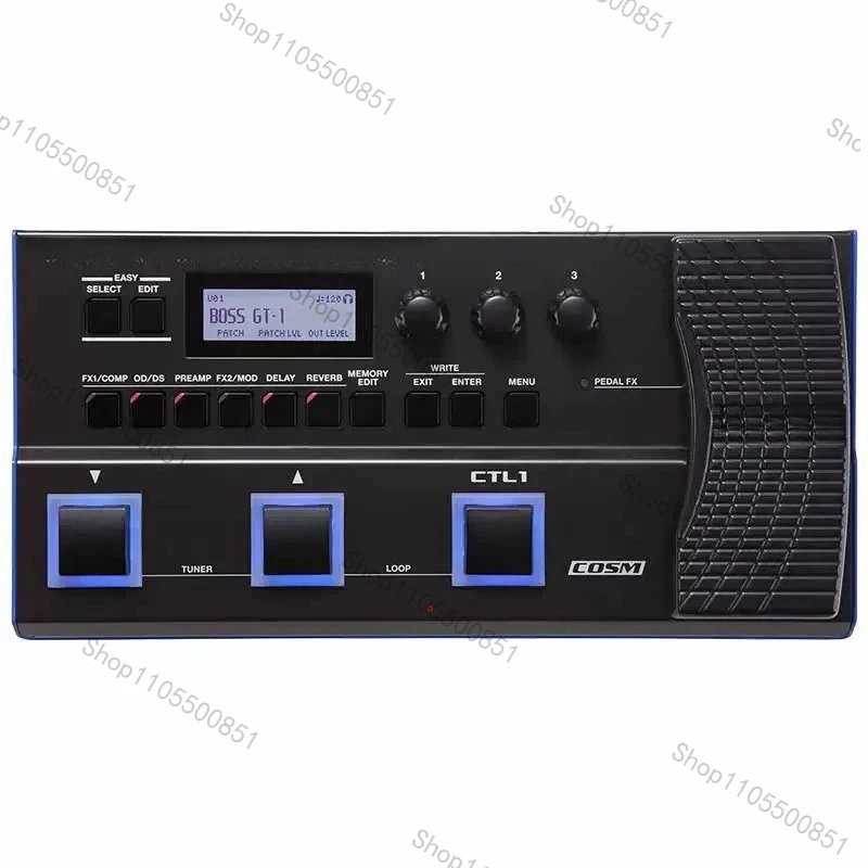 Beginner to Pro BOSS GT-1 Processor, Electric Guitar Bass Comprehensive Multi-Effects Pedal