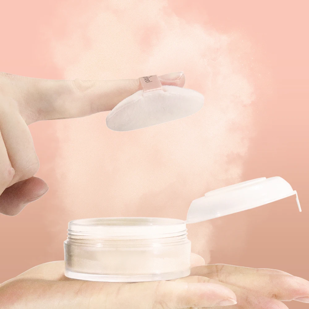 POPFEEL Matte Setting Powder-Oil Control, Soft Focus Finish, długotrwały makijaż, idealny puder do twarzy zapewniający bezwadny makijaż