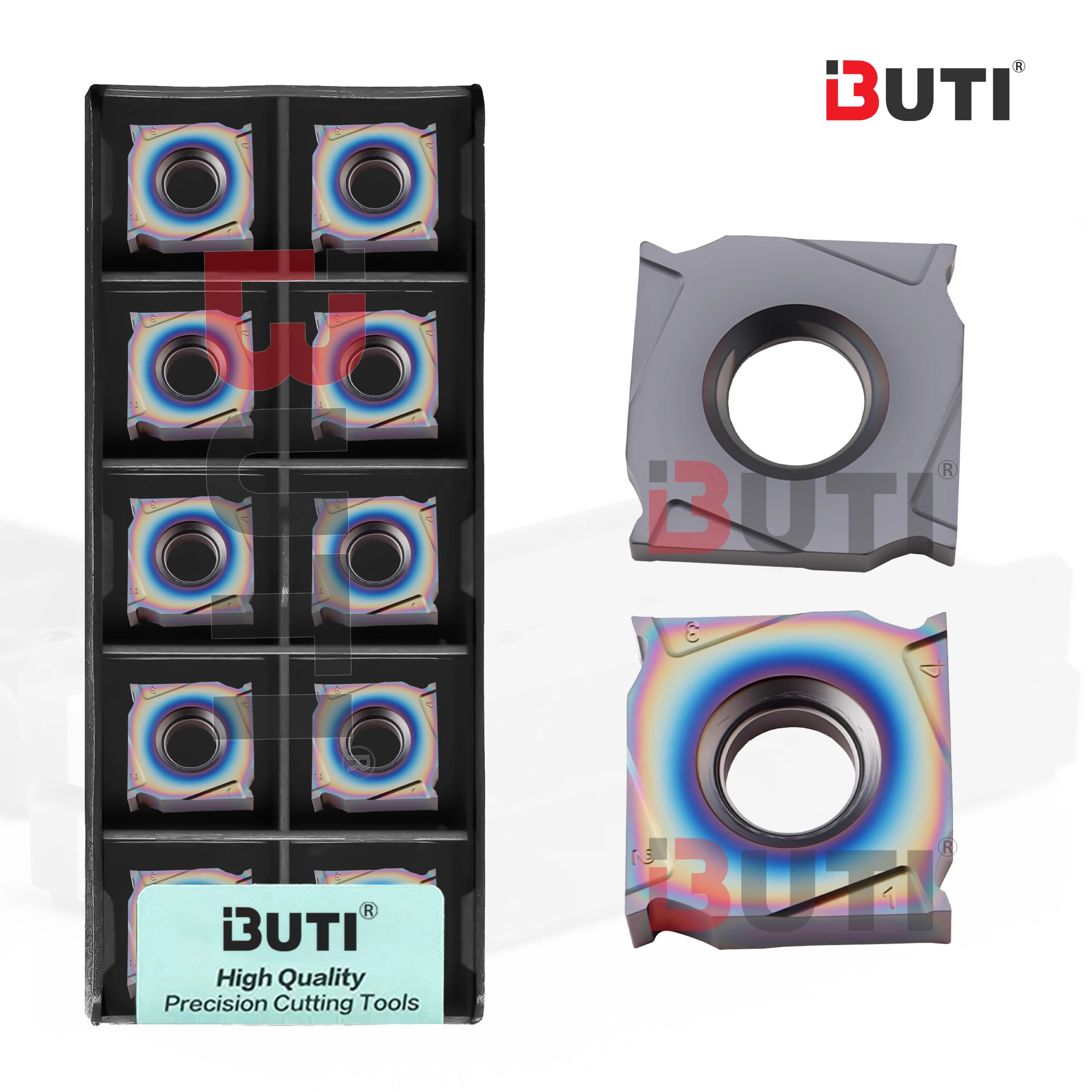 

XSEQ1202 1203 12404 12T3 Лезвия для токарных станков с ЧПУ Трехсторонние фрезы Боковая фреза с прорезями Детали из нержавеющей стали Высокая твердость