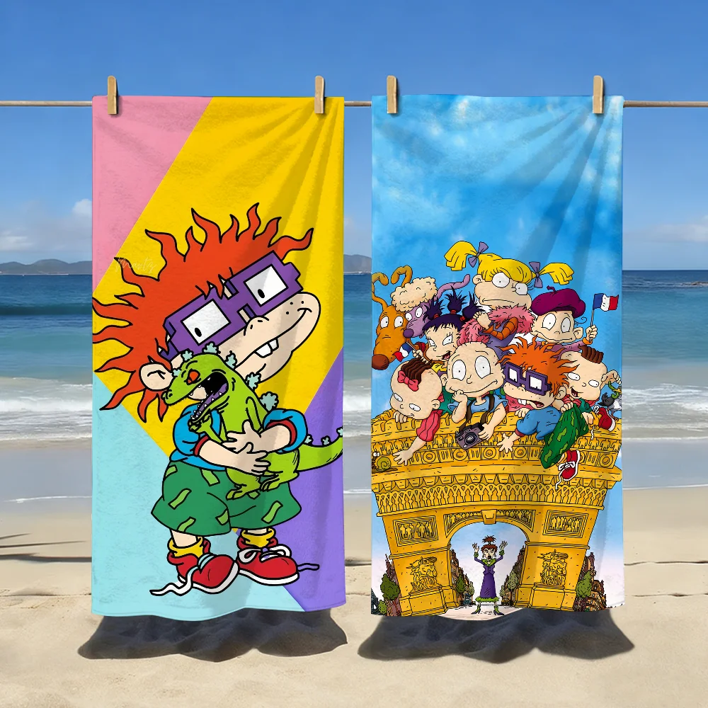 Cartoon R-RugratS-S Towel For Swim Yoga Gym Quick Drying Soft and skin-friendly Beach Towels All-Season